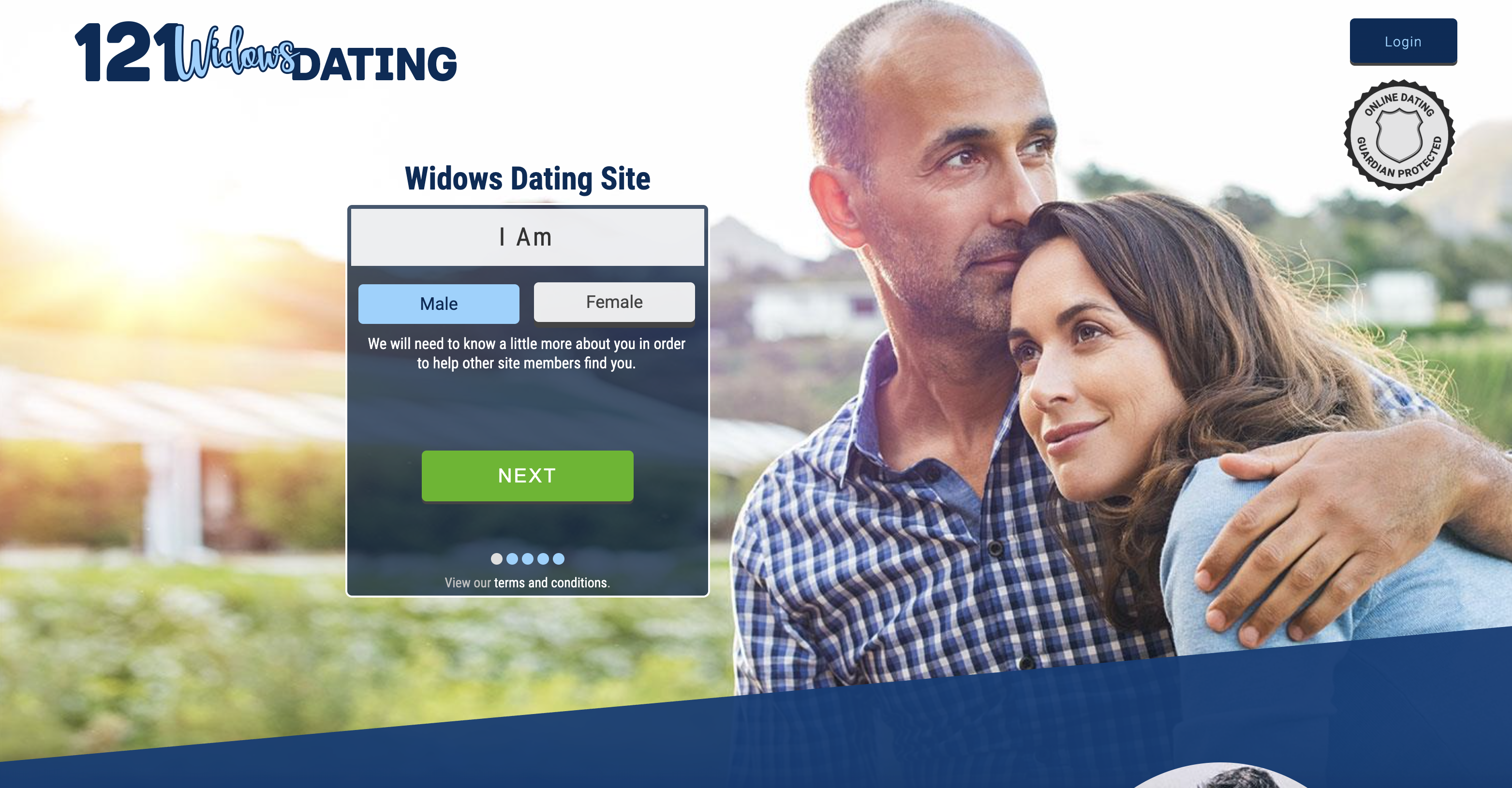 121 Widows Dating screenshot